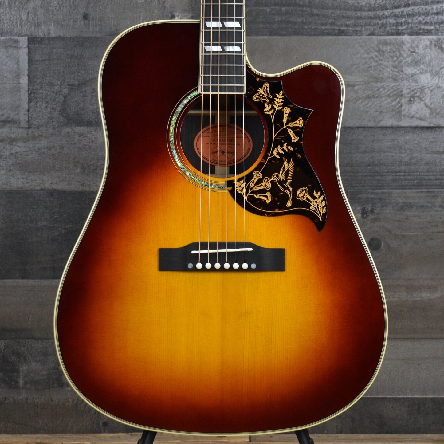 Epiphone Hummingbird Deluxe EC - Autumn Burst