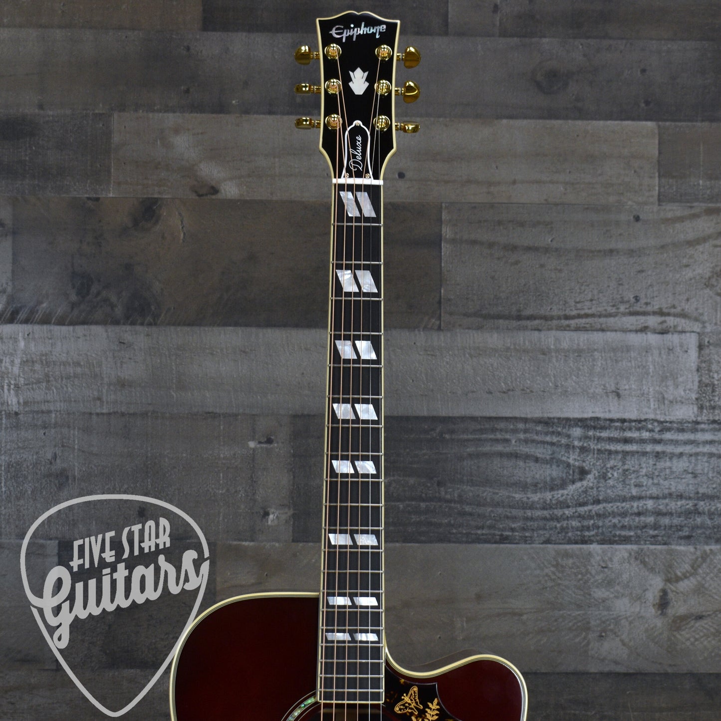 Epiphone Hummingbird Deluxe EC - Autumn Burst