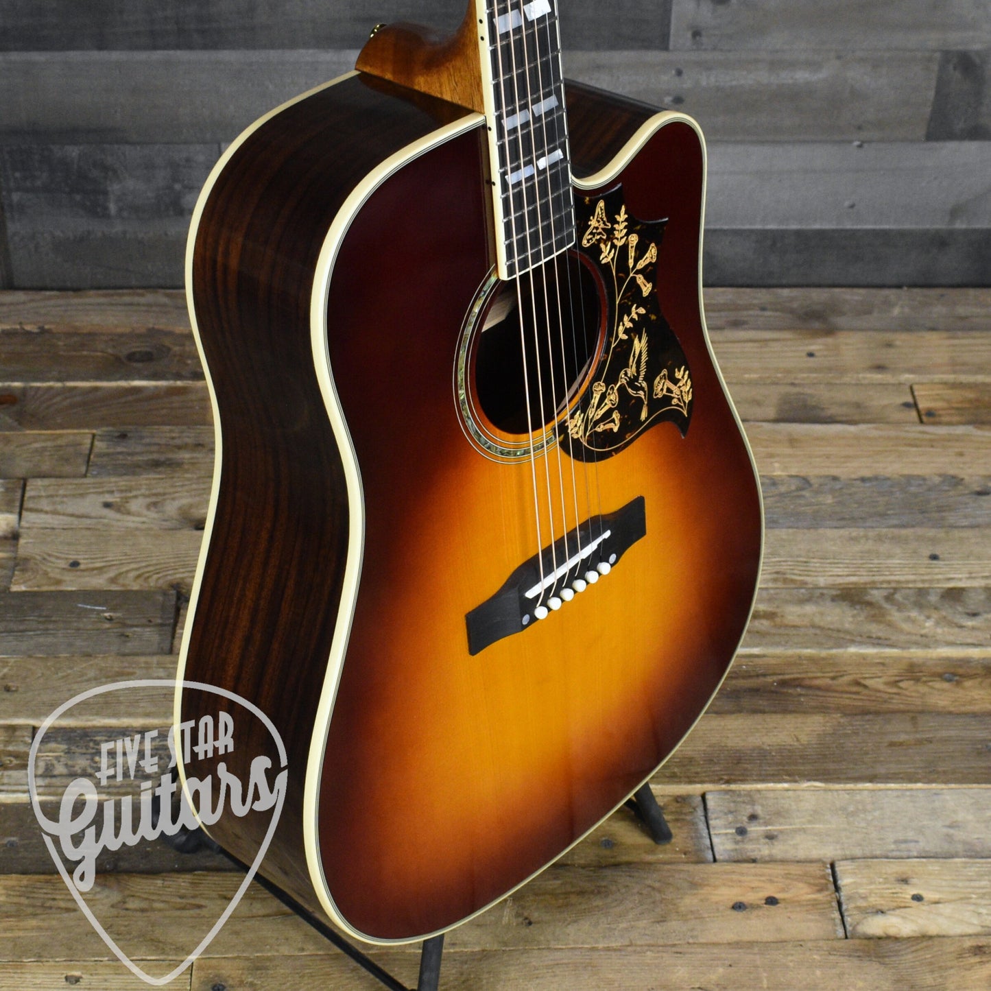 Epiphone Hummingbird Deluxe EC - Autumn Burst