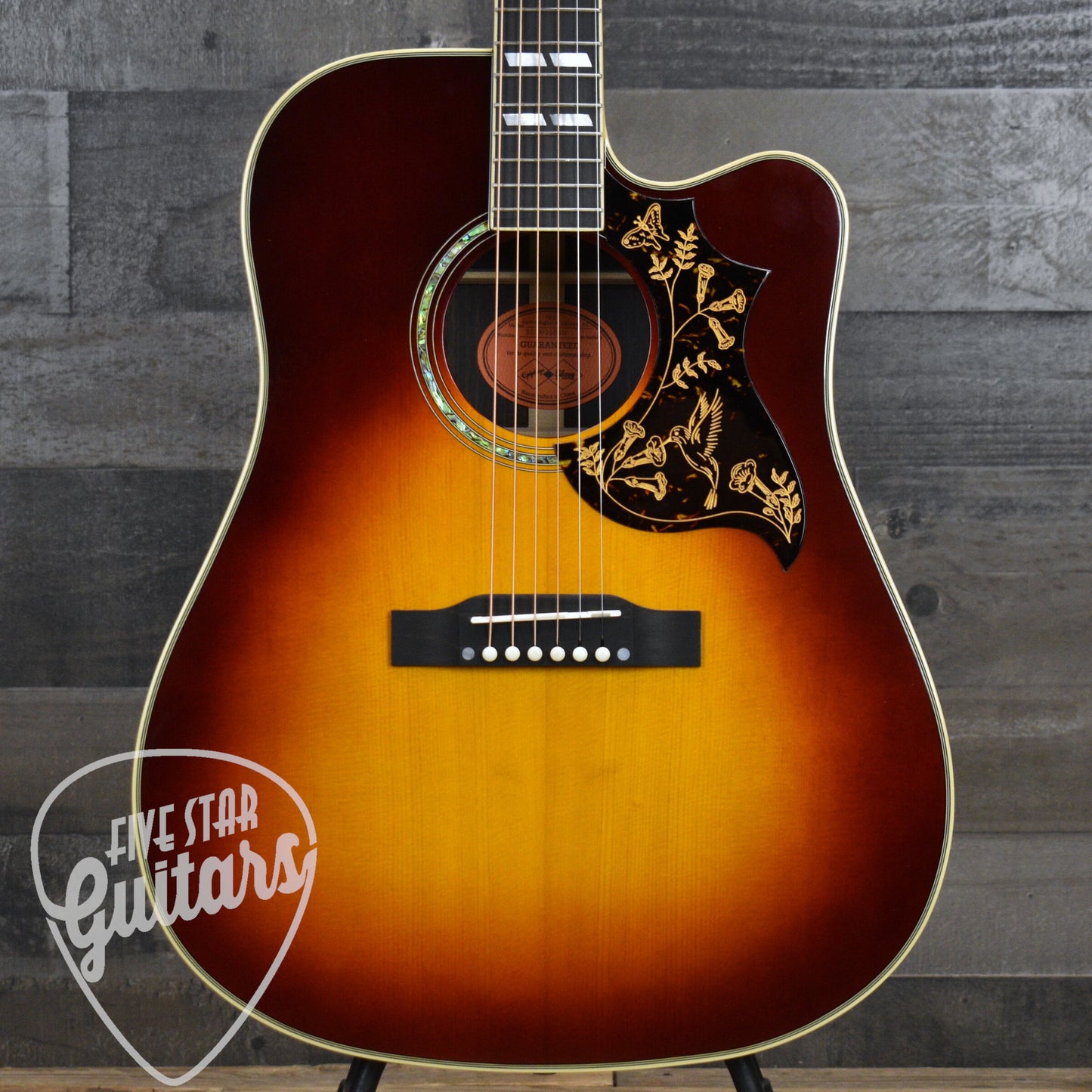 Epiphone Hummingbird Deluxe EC - Autumn Burst