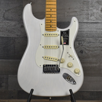 Fender American Ultra Luxe Vintage '50s Stratocaster - White Blonde with Fender Deluxe Hardshell Case