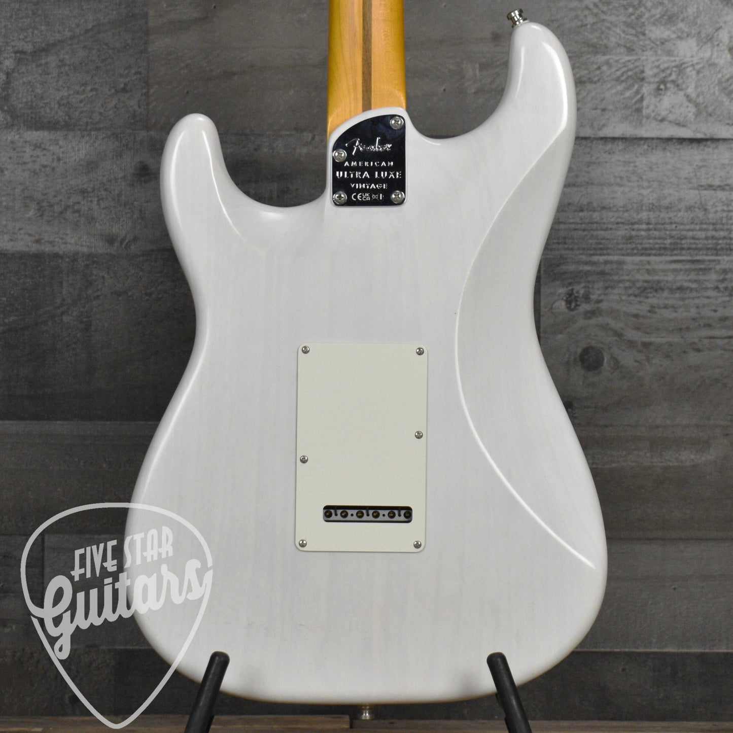 Fender American Ultra Luxe Vintage '50s Stratocaster - White Blonde with Fender Deluxe Hardshell Case