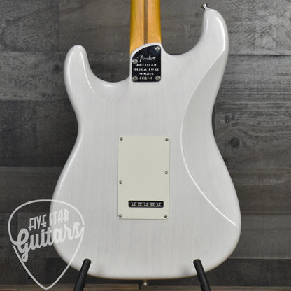 Fender American Ultra Luxe Vintage '50s Stratocaster - White Blonde with Fender Deluxe Hardshell Case