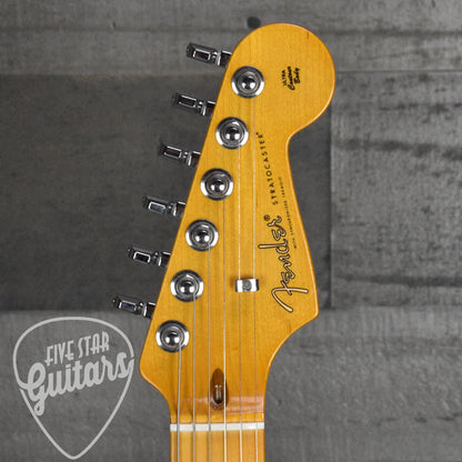 Fender American Ultra Luxe Vintage '50s Stratocaster - White Blonde with Fender Deluxe Hardshell Case