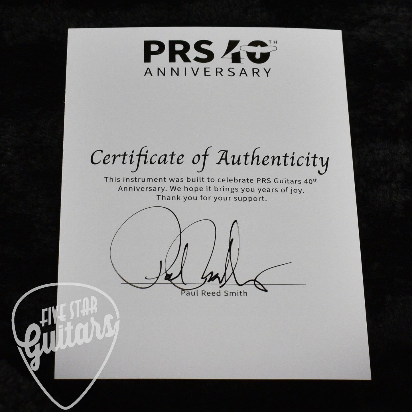PRS 40th Anniversary Custom 24 Satin Limited Edition - Charcoal Tri-Color Burst with PRS Molded Hardshell Case