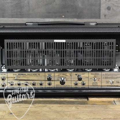 Mesa Boogie 2-CH 90's Dual Rectifier-  Black Bronco / Chrome Chassis