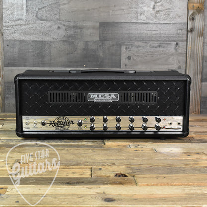 Mesa Boogie 2-CH 90's Dual Rectifier-  Black Bronco / Chrome Chassis
