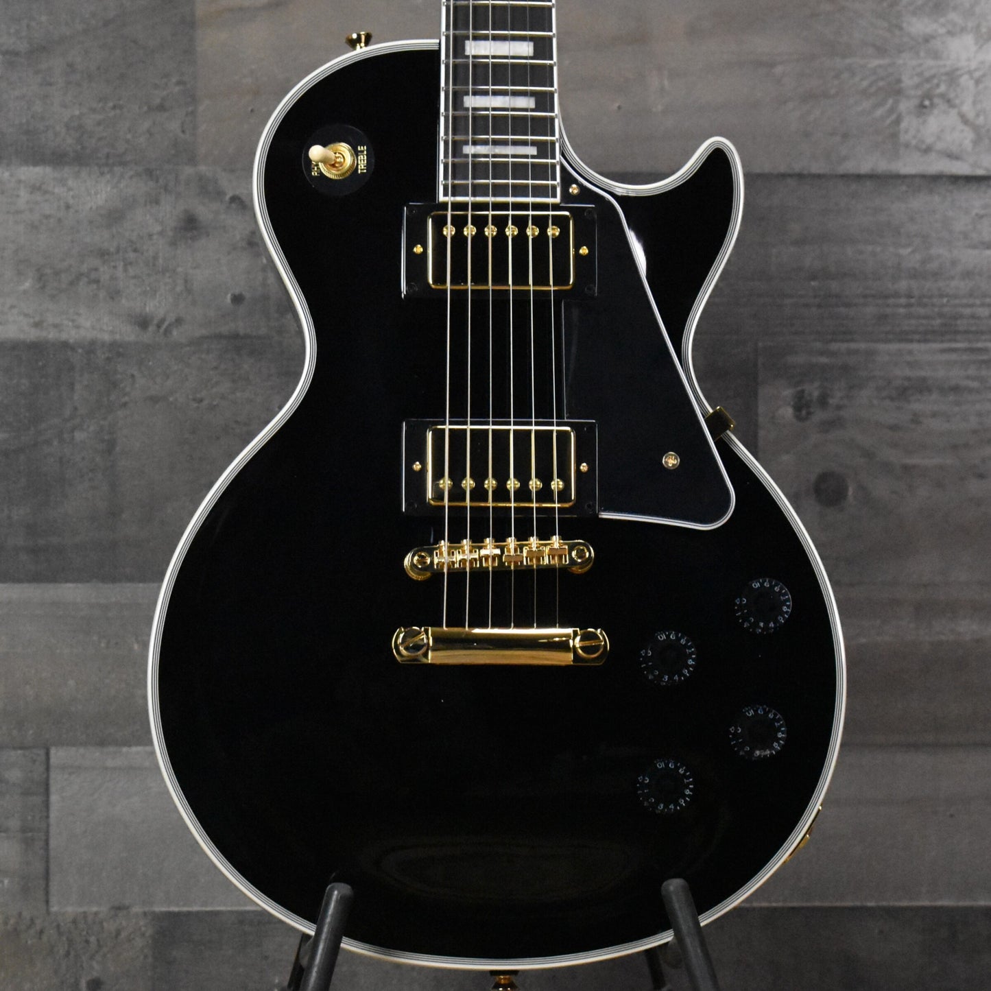 Epiphone Les Paul Custom Inspired by Gibson Collection - Ebony with Premium Gig Bag