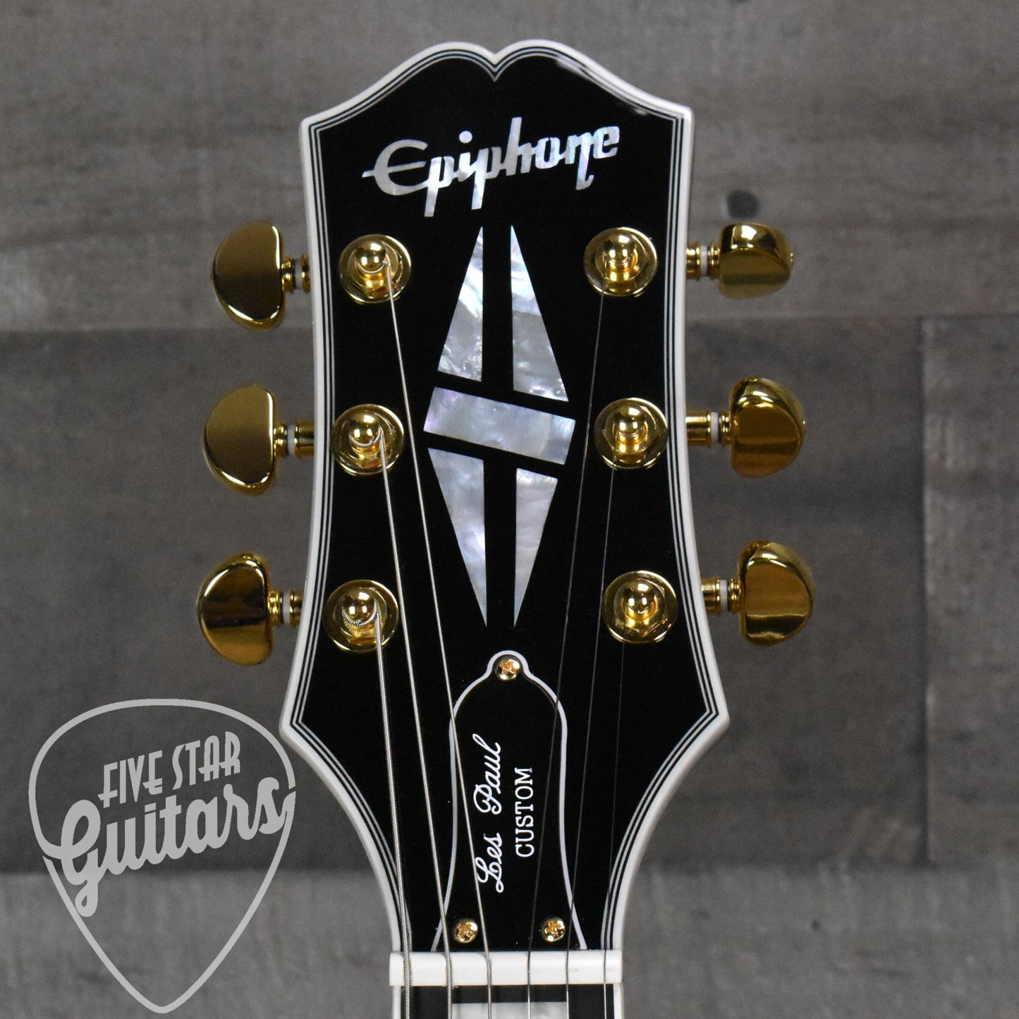 Epiphone Les Paul Custom Inspired by Gibson Collection - Ebony with Premium Gig Bag