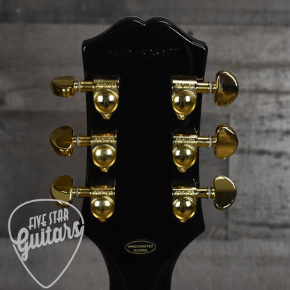 Epiphone Les Paul Custom Inspired by Gibson Collection - Ebony with Premium Gig Bag