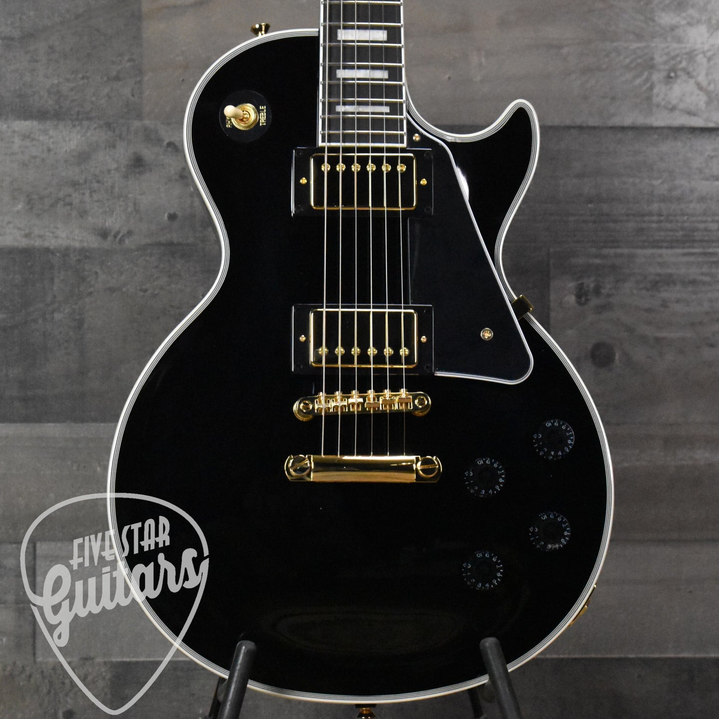 Epiphone Les Paul Custom Inspired by Gibson Collection - Ebony with Premium Gig Bag