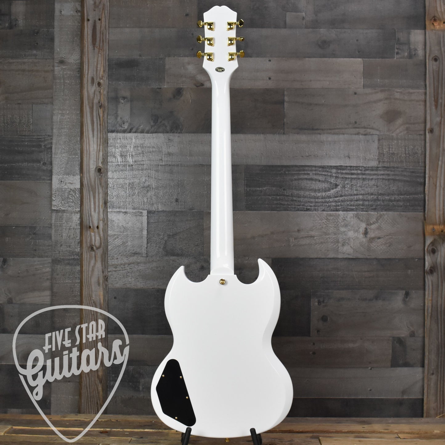 Epiphone SG Custom Inspired by Gibson Collection - Alpine White with Premium Gig Bag