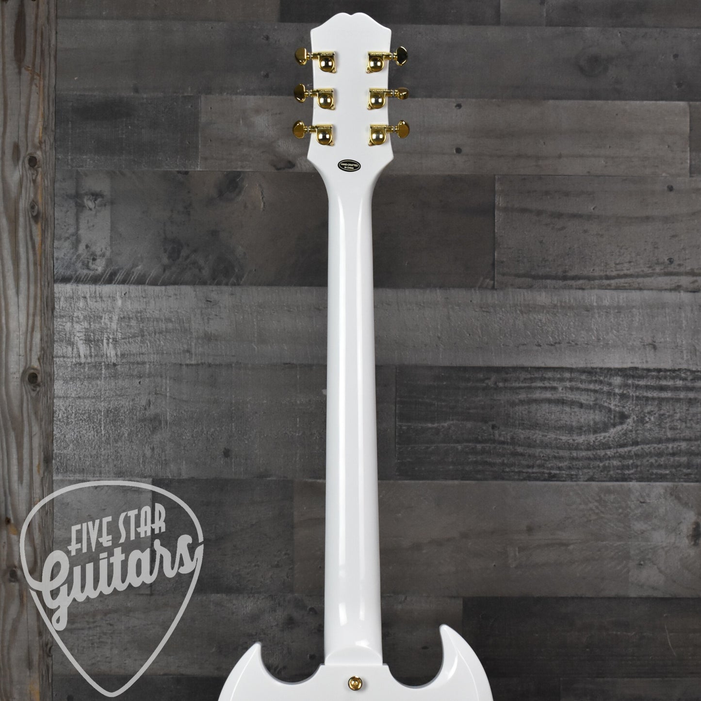 Epiphone SG Custom Inspired by Gibson Collection - Alpine White with Premium Gig Bag