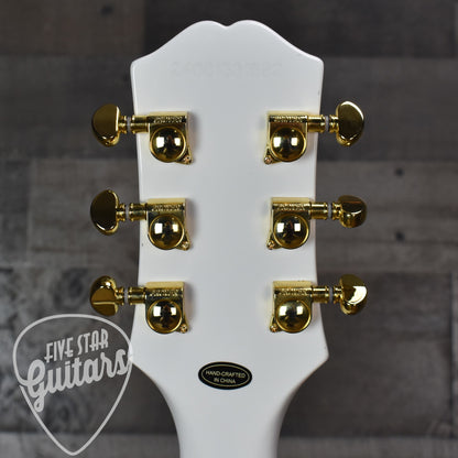 Epiphone SG Custom Inspired by Gibson Collection - Alpine White with Premium Gig Bag