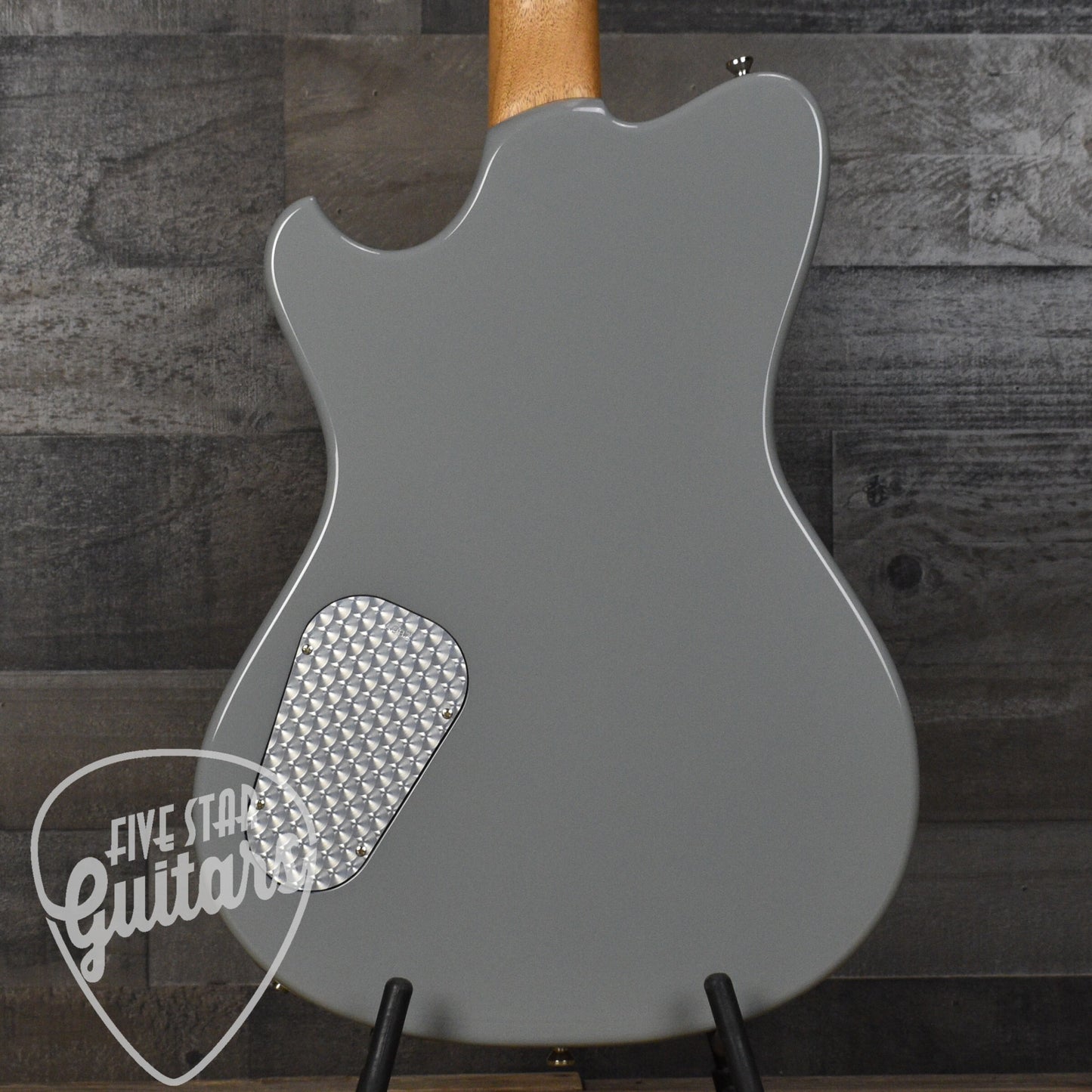 Powers Electric A Type  - Chalk  - FF42 Pickups - Pearl Pickguard - Delrin Saddle -  Top Loading Hardtail