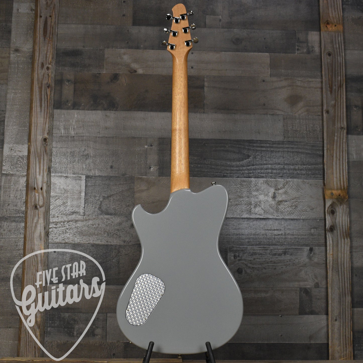 Powers Electric A Type  - Chalk  - FF42 Pickups - Pearl Pickguard - Delrin Saddle -  Top Loading Hardtail