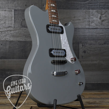 Powers Electric A Type  - Chalk  - FF42 Pickups - Pearl Pickguard - Delrin Saddle -  Top Loading Hardtail