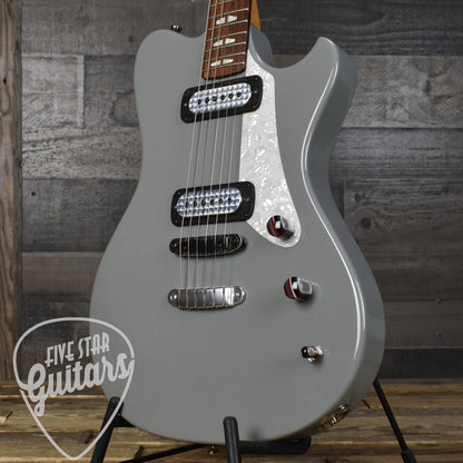 Powers Electric A Type  - Chalk  - FF42 Pickups - Pearl Pickguard - Delrin Saddle -  Top Loading Hardtail