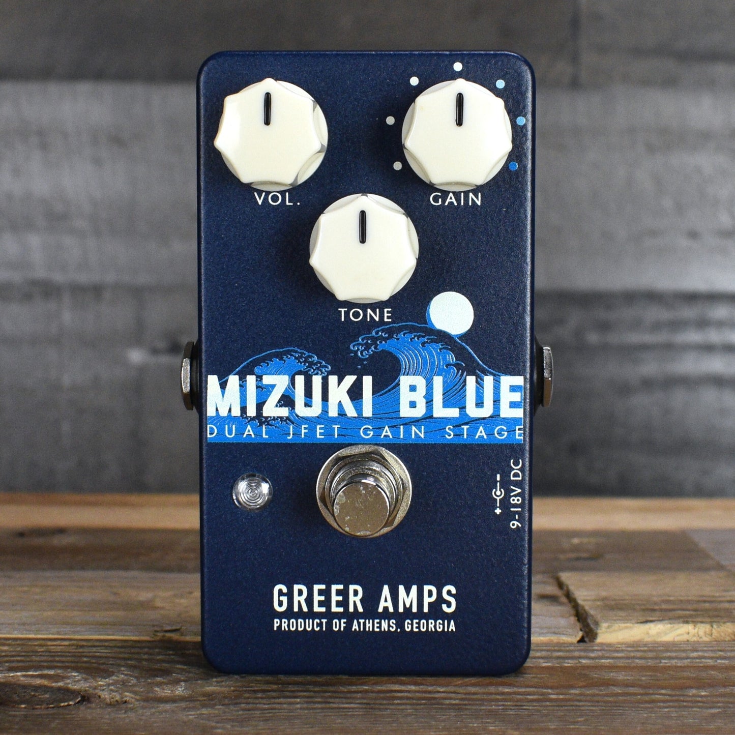 Greer Mizuki Blue JFET Gain Stage Pedal