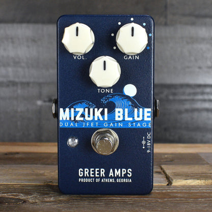 Greer Mizuki Blue JFET Gain Stage Pedal