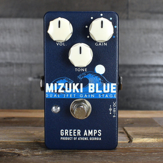Greer Mizuki Blue JFET Gain Stage Pedal