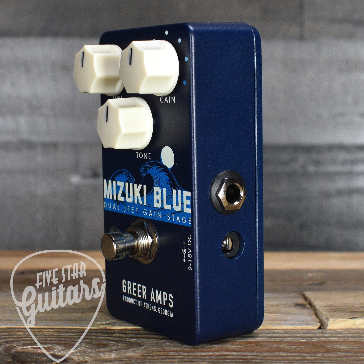 Greer Mizuki Blue JFET Gain Stage Pedal