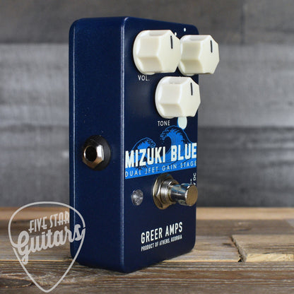 Greer Mizuki Blue JFET Gain Stage Pedal