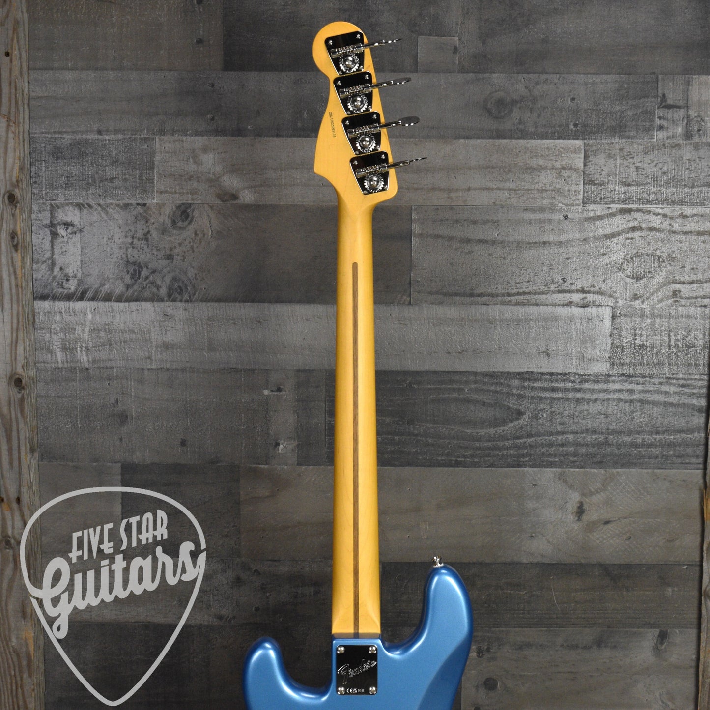 Fender American Professional Classic Precision Bass Maple Fingerboard - Faded Lake Placid Blue with Deluxe Gig Bag