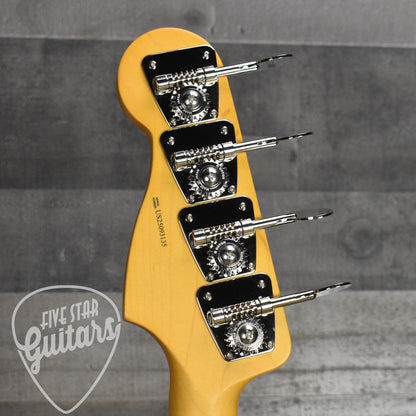 Fender American Professional Classic Precision Bass Maple Fingerboard - Faded Lake Placid Blue with Deluxe Gig Bag