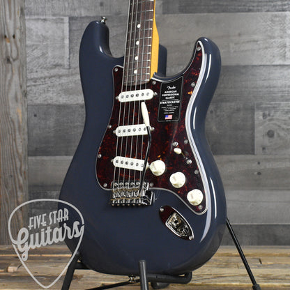 Fender American Professional Classic Stratocaster - Faded Black with Deluxe Gig Bag