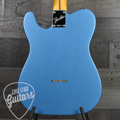 Fender American Professional Classic Hotshot Telecaster Maple Fingerboard - Faded Lake Placid Blue with Deluxe Gig Bag