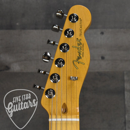 Fender American Professional Classic Hotshot Telecaster Maple Fingerboard - Faded Lake Placid Blue with Deluxe Gig Bag