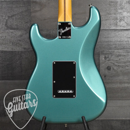 Fender American Professional Classic Stratocaster HSS Rosewood Fingerboard - Faded Sherwood Green Metallic with Deluxe Gigbag
