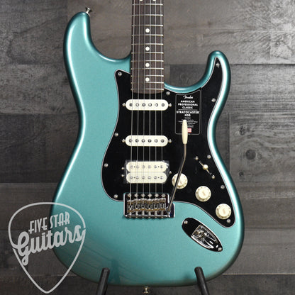 Fender American Professional Classic Stratocaster HSS Rosewood Fingerboard - Faded Sherwood Green Metallic with Deluxe Gigbag