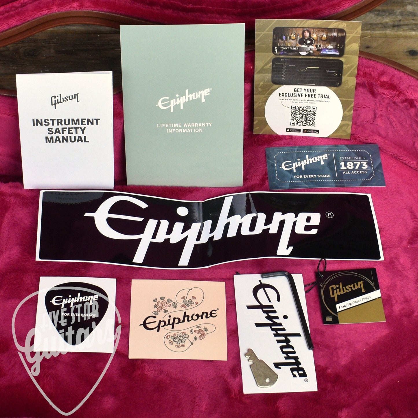 Epiphone Back to the Future ES-345 - Sixties Cherry with Hardshell Case