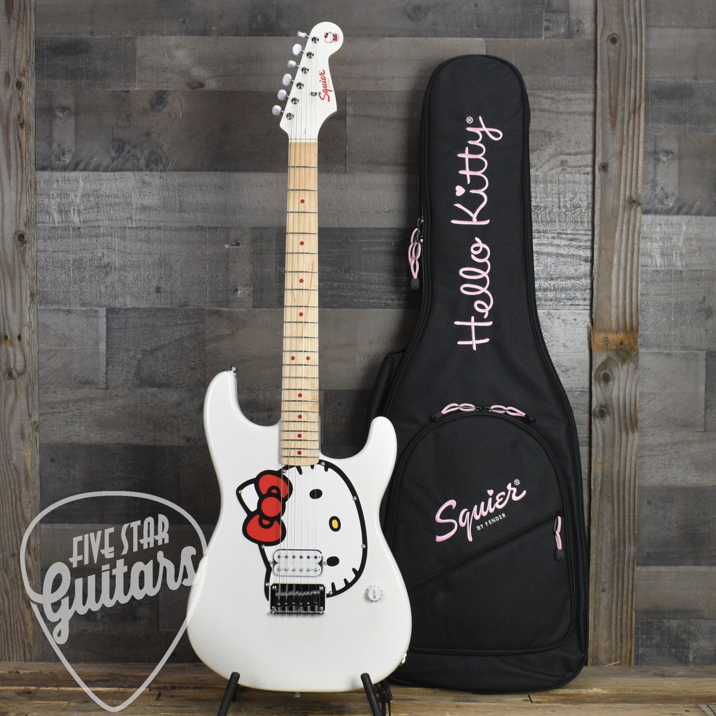 Fender x Hello Kitty Stratocaster - White with Gigbag