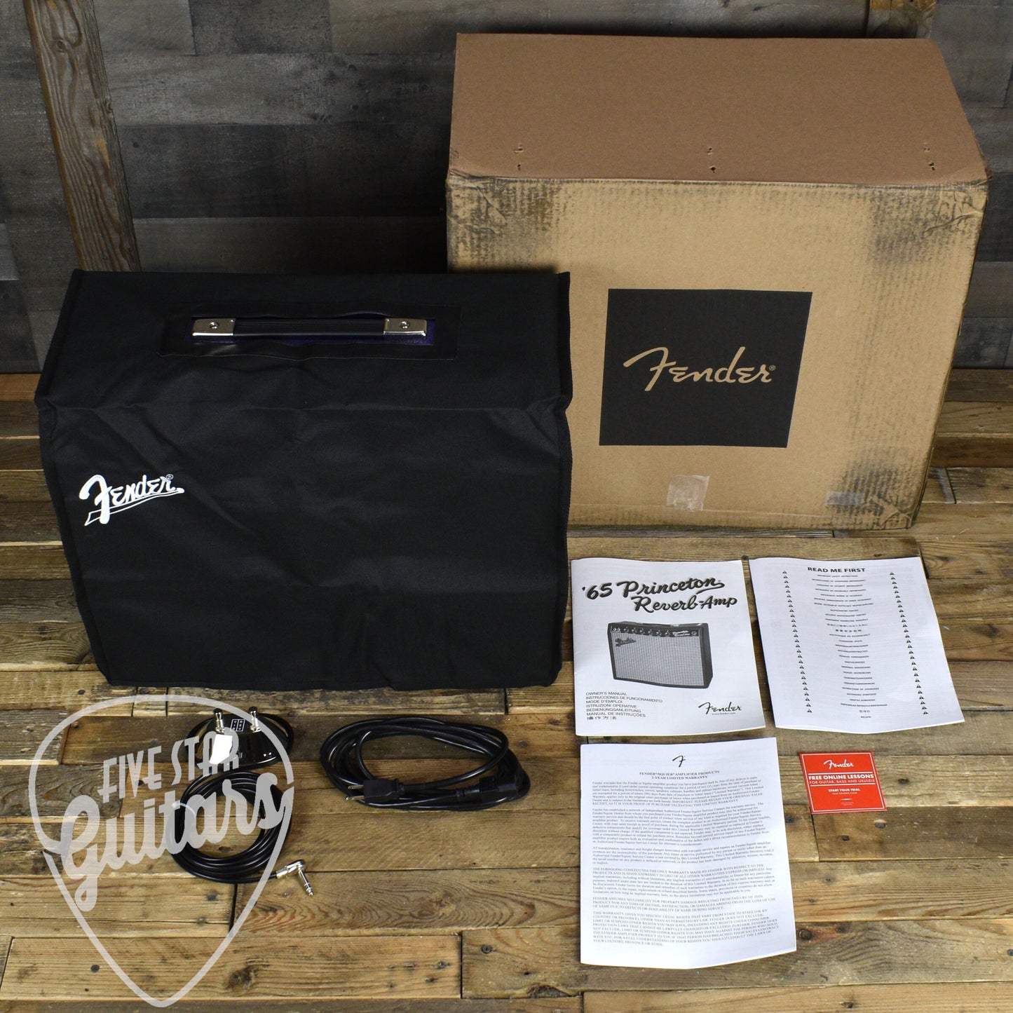Fender 65 Princeton Reverb - Plum Tolex with Celestion Greenback 120V