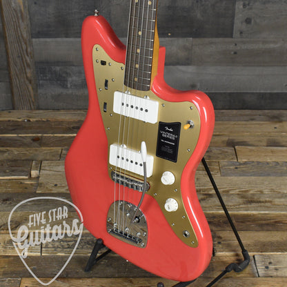 Fender Vintera II Road Worn '50s Jazzmaster Rosewood Fingerboard - Fiesta Red with Hard Shell Case