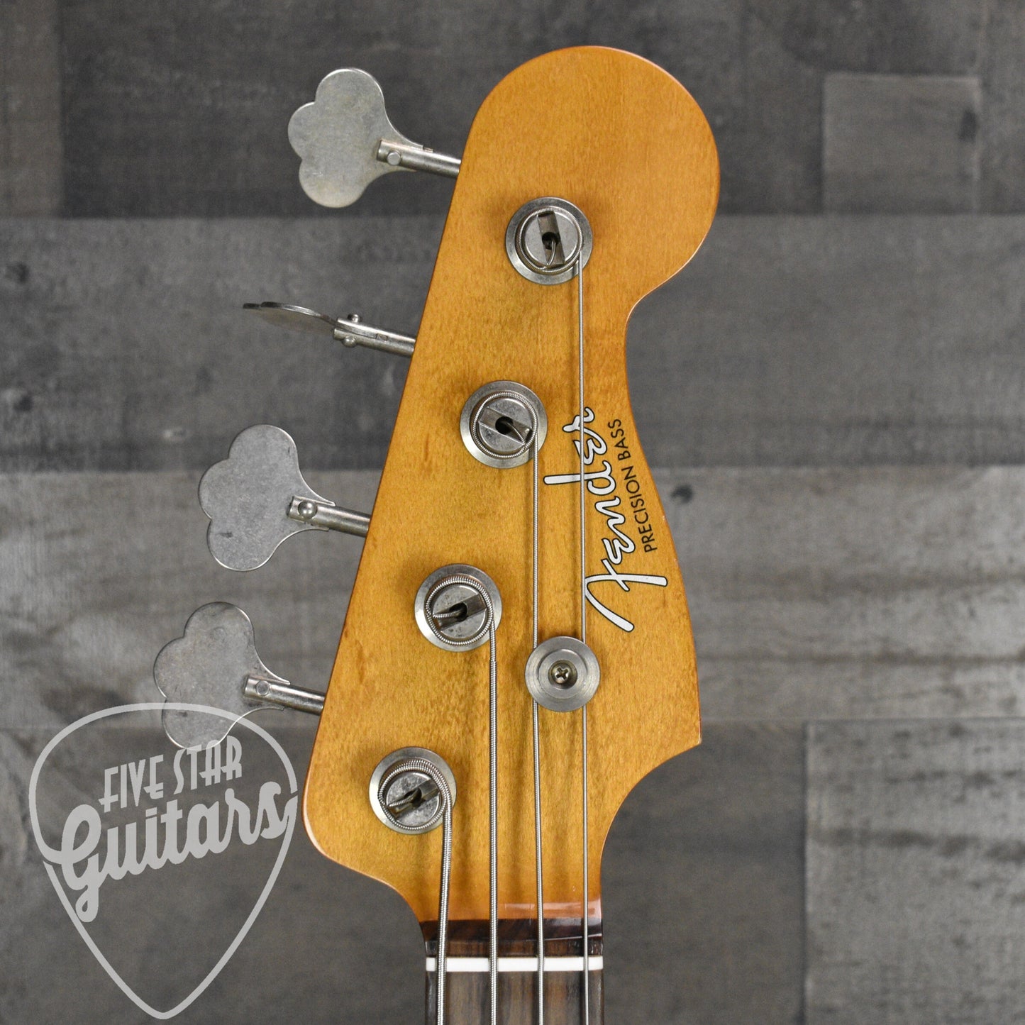 Fender Vintera II Road Worn '60s Precision Bass Rosewood Fingerboard - Charcoal Frost Metallic with Hardshell Case