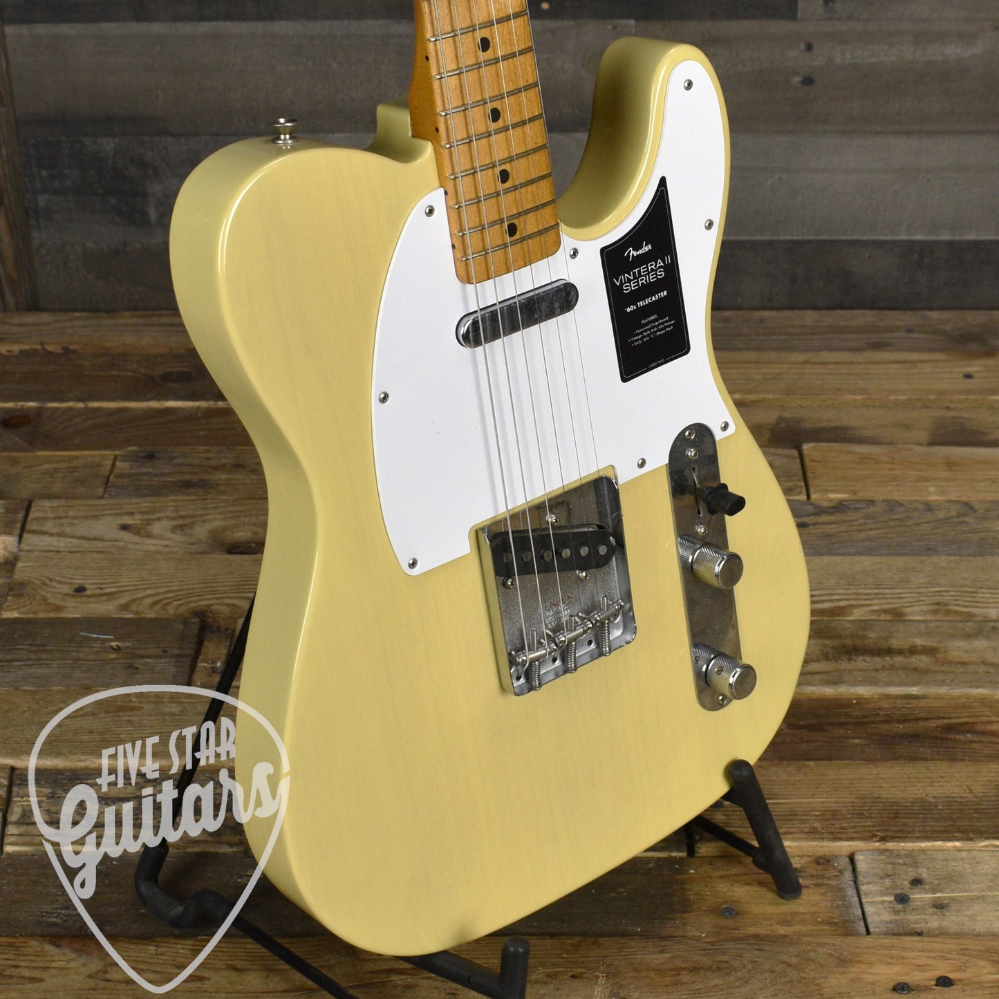 Fender Vintera II Road Worn '60s Telecaster, Maple Fingerboard - Blonde with Hardshell Case