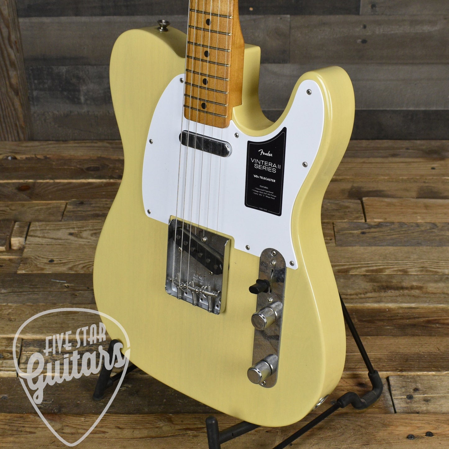 Fender Vintera II Road Worn '60s Telecaster, Maple Fingerboard - Blonde with Hardshell Case