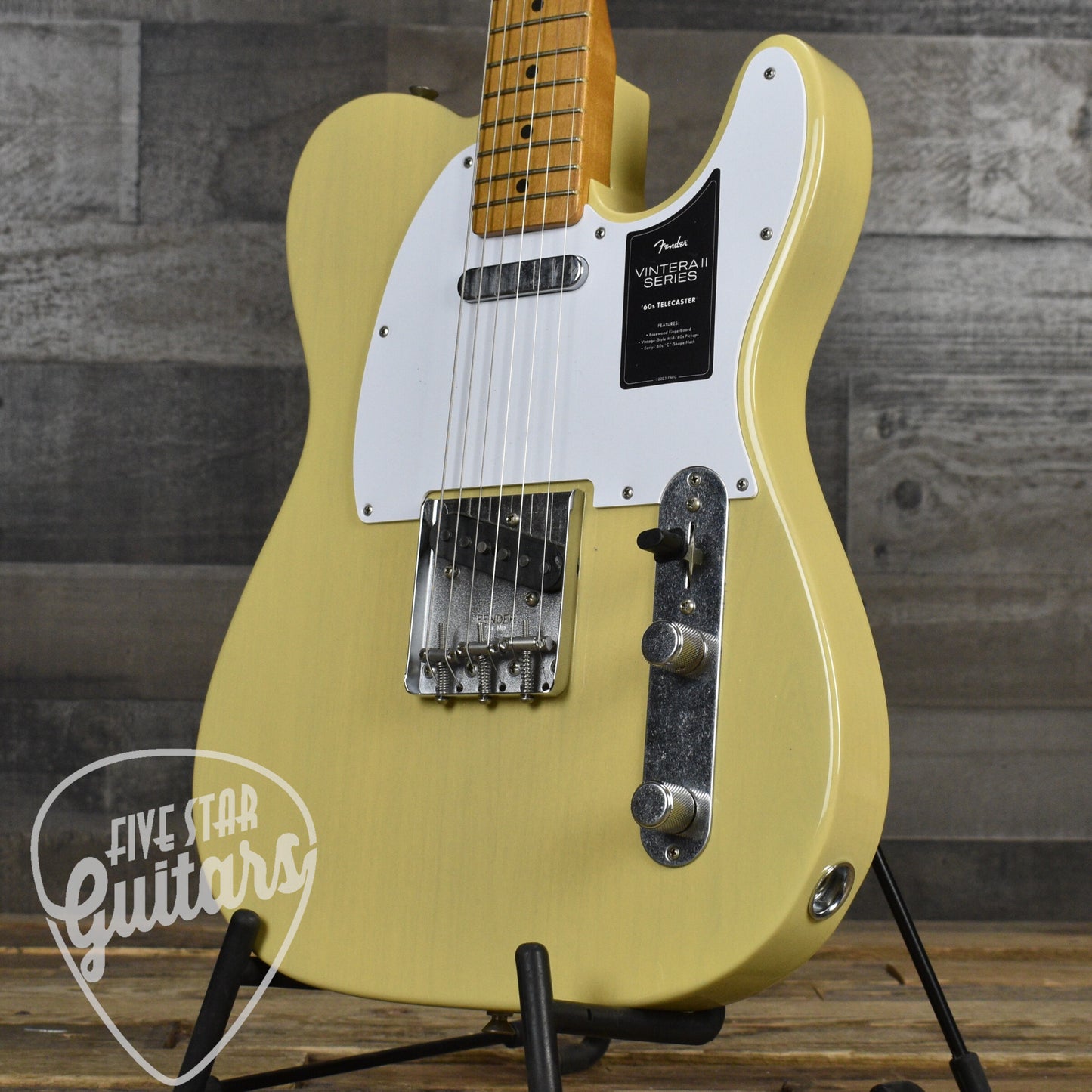 Fender Vintera II Road Worn '60s Telecaster, Maple Fingerboard - Blonde with Hardshell Case