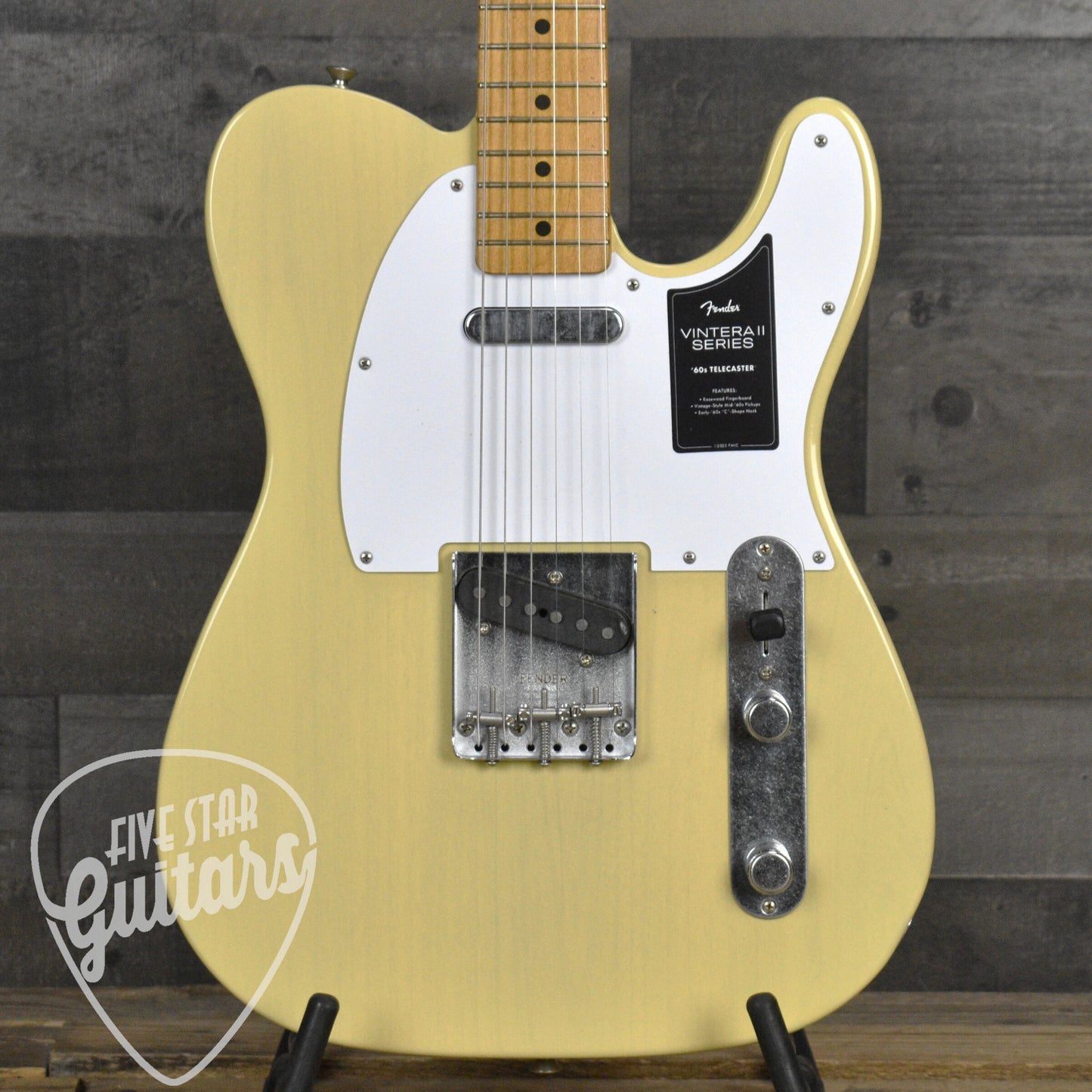 Fender Vintera II Road Worn '60s Telecaster, Maple Fingerboard - Blonde with Hardshell Case