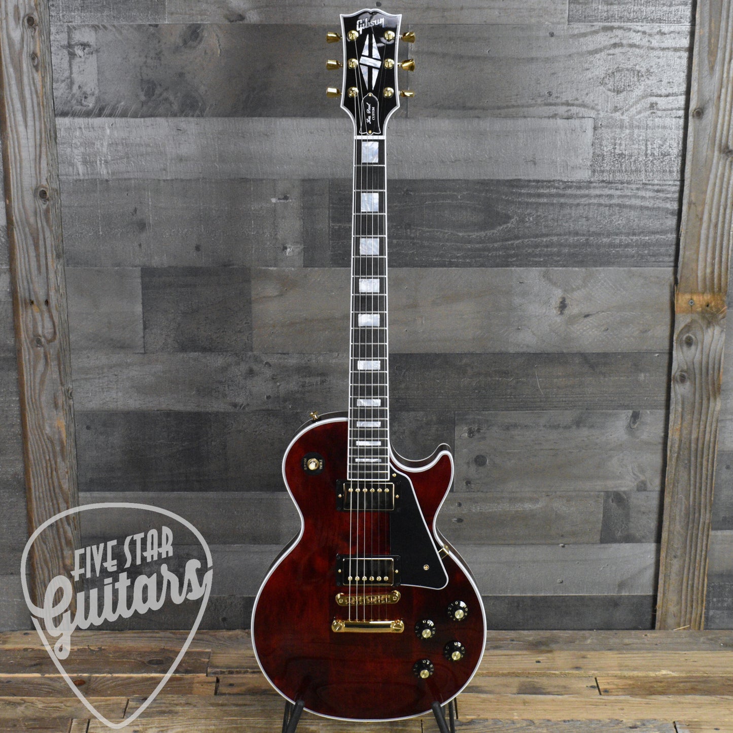Gibson Les Paul Custom 70s - Wine Red with Gibson Hardshell Case