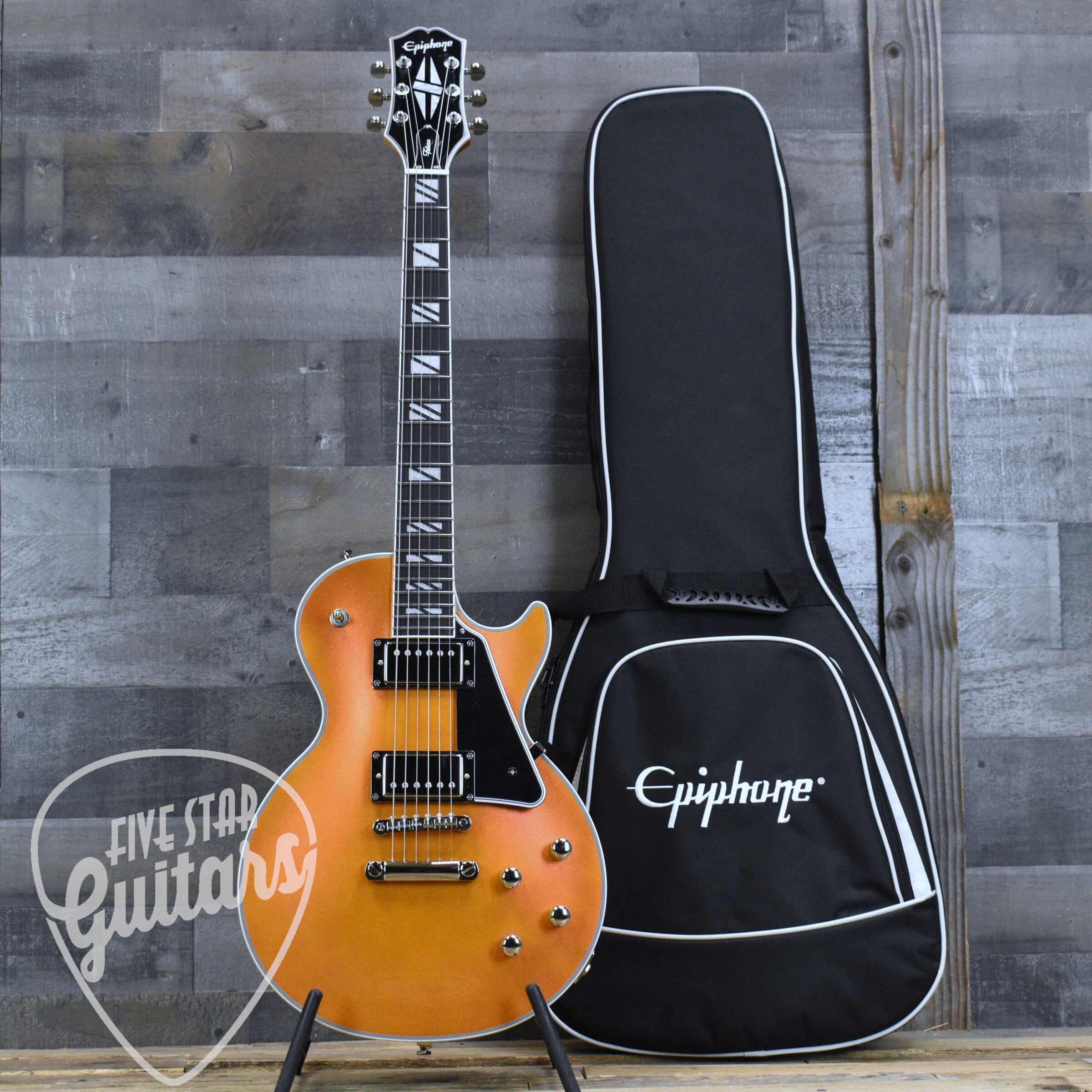 Epiphone Futura Les Paul Custom - Firestorm Shift with Gigbag