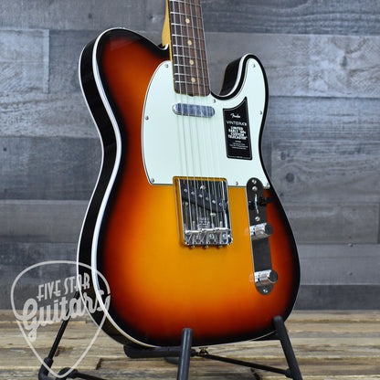 Fender Limited Edition Vintera III Early 60s Telecaster  Custom - 3-Color Sunburst with Gigbag