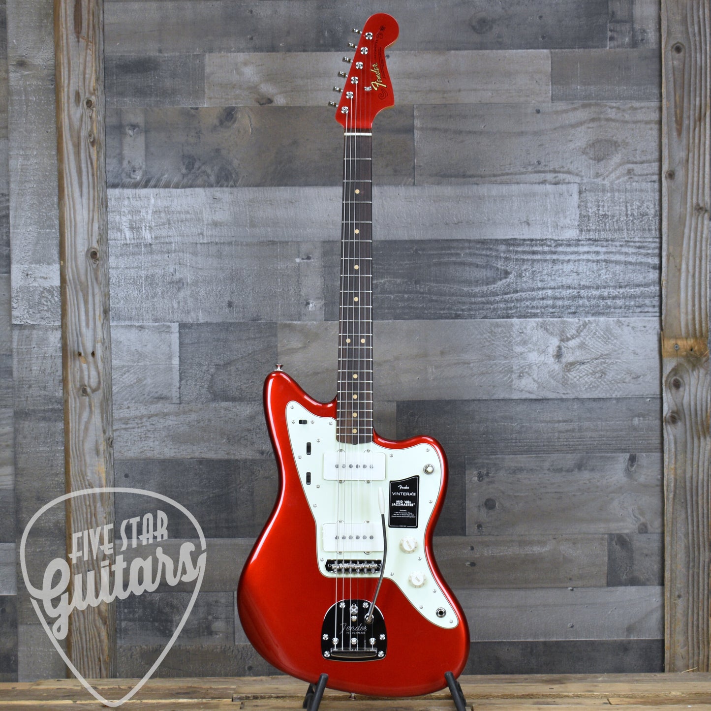 Fender Vintera III Mid 60s Jazzmaster - Candy Apple Red with Gigbag