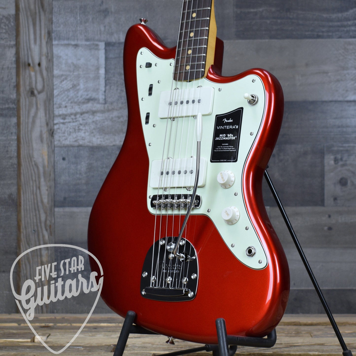 Fender Vintera III Mid 60s Jazzmaster - Candy Apple Red with Gigbag