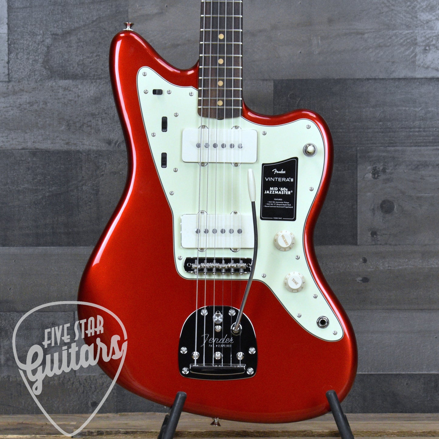 Fender Vintera III Mid 60s Jazzmaster - Candy Apple Red with Gigbag
