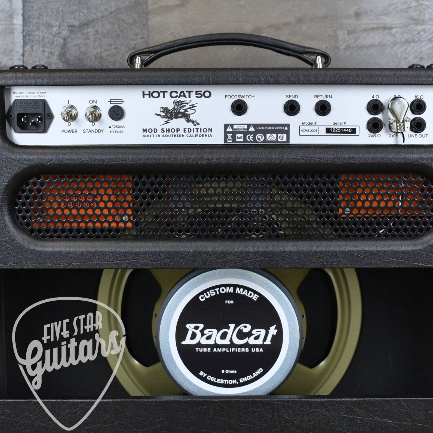 Badcat Hotcat 50 Combo 1x12 Guitar Amplifier